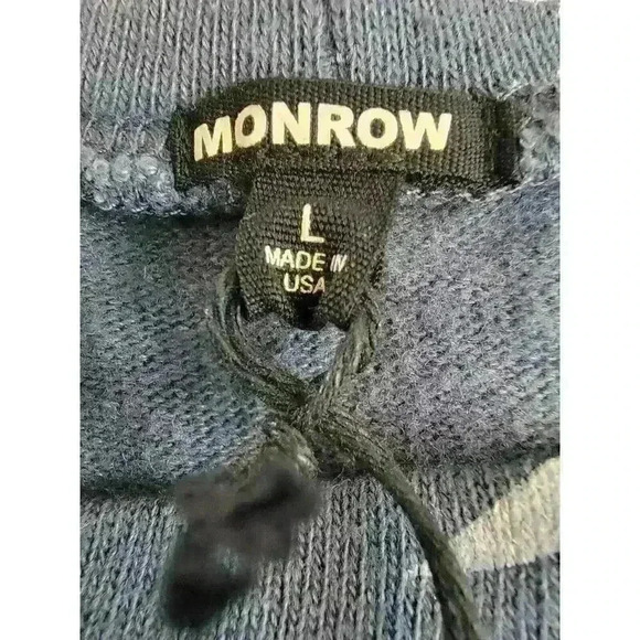 Monrow Top Hawaiian Vintage Raglan Womens Large Short Sleeve New USA - Picture 7 of 11